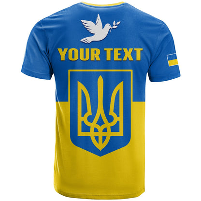 Custom Ukraine T-Shirt Stand With Ukrainian Simple Style Graphic Tee