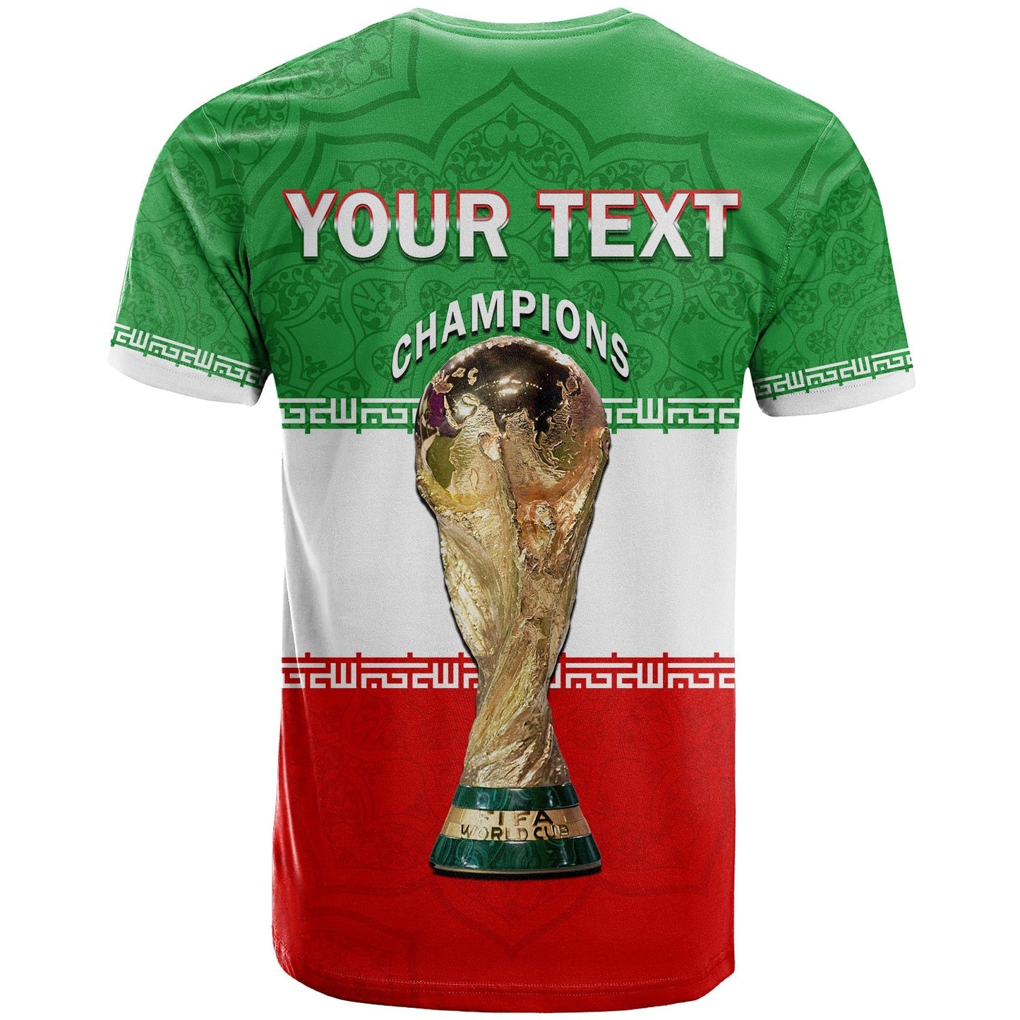 Custom Iran Football T-Shirt Team Melli Champions World Cup 2022 Graphic Tee