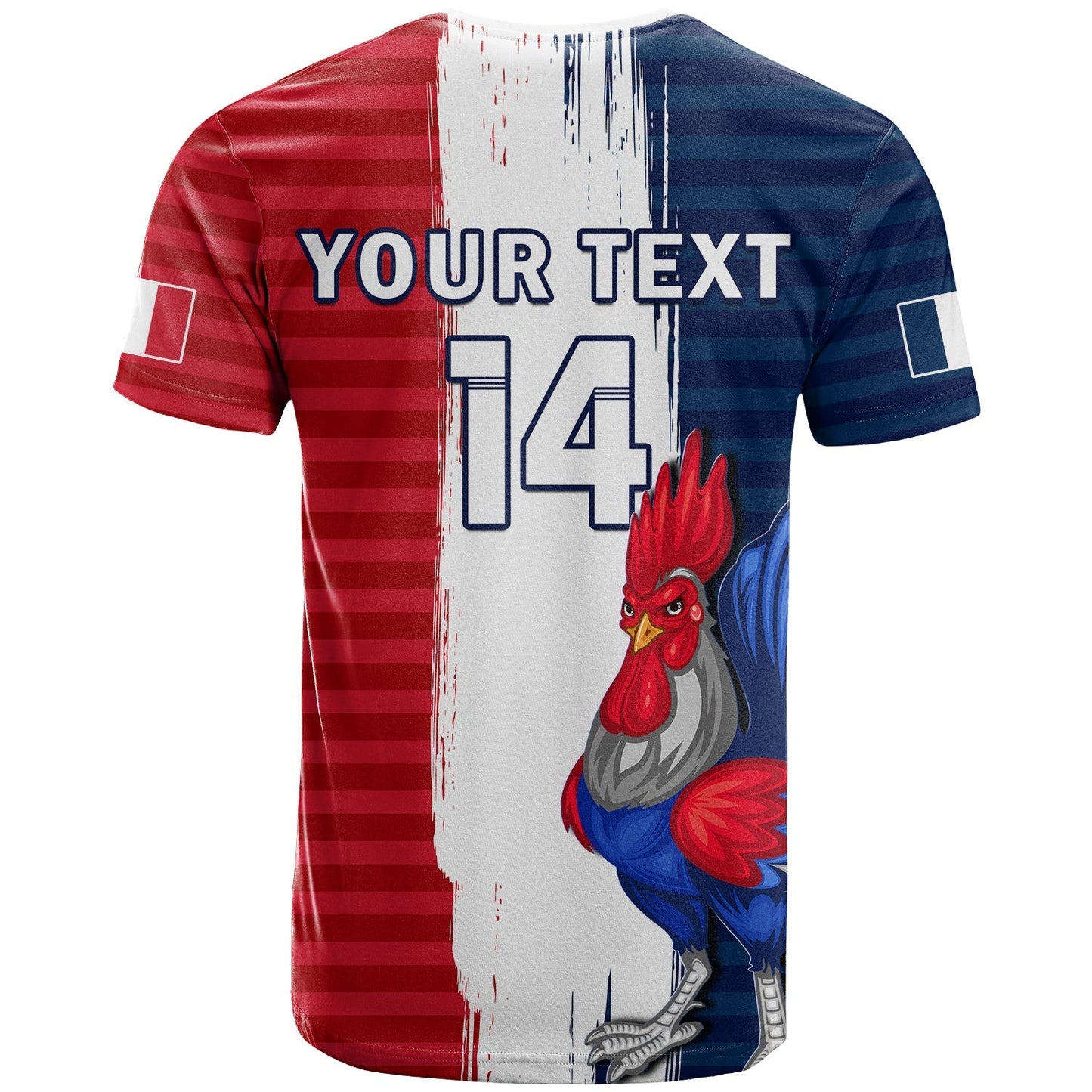 Custom France Football T-Shirt Les Bleus Champions World Cup 2022 Graphic Tee