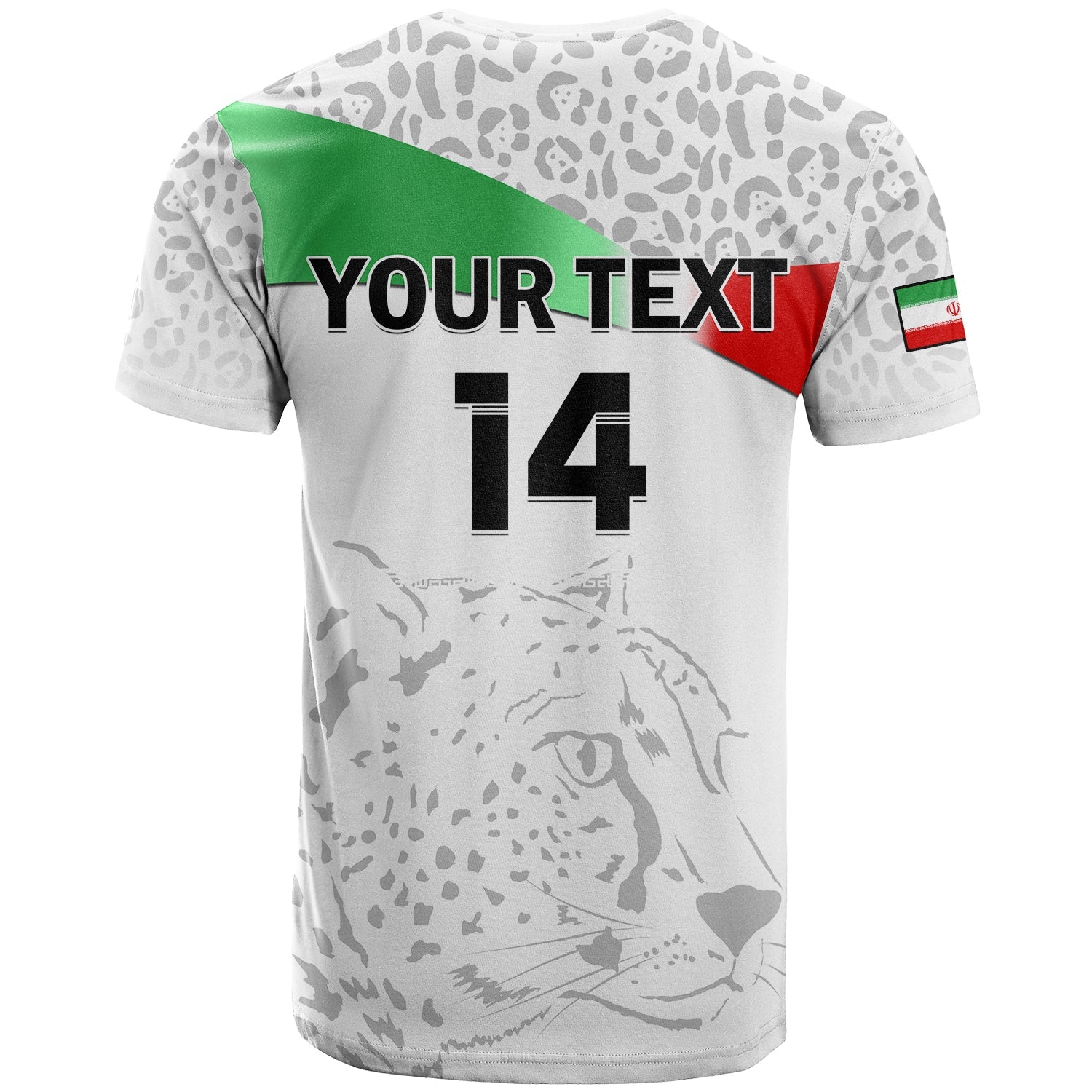 Custom Iran Football T-Shirt Team Melli World Cup 2022 Graphic Tee
