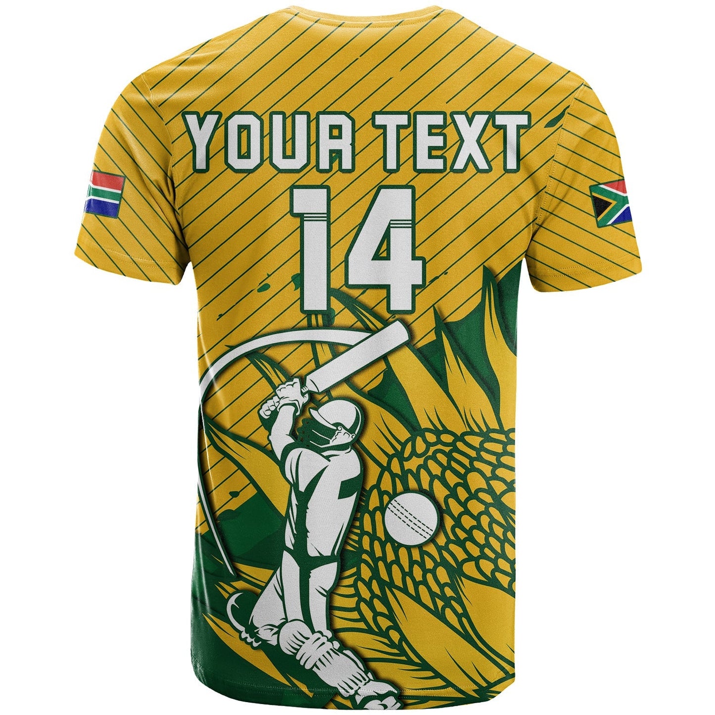 Custom South Africa Cricket T-Shirt Go Proteas Unique Style Graphic Tee