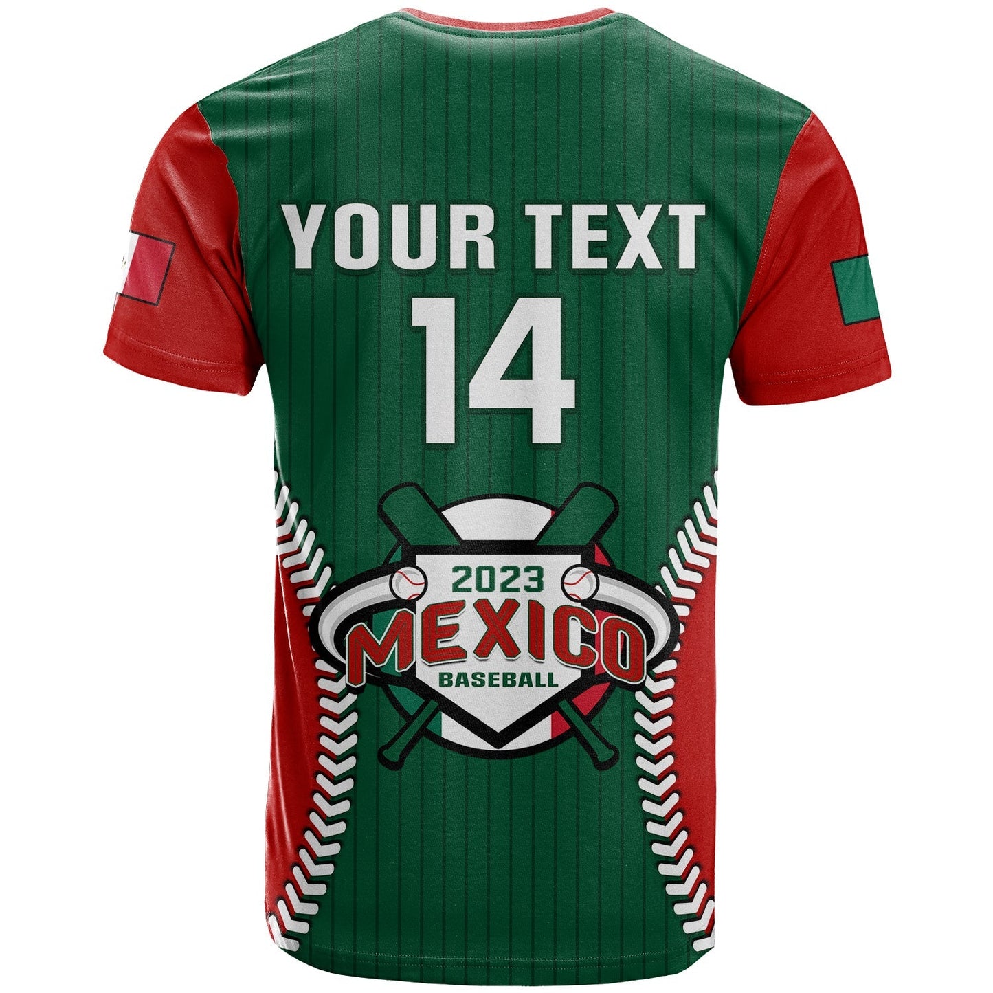 Custom Mexico T-Shirt Baseball Sporty Style Graphic Tee