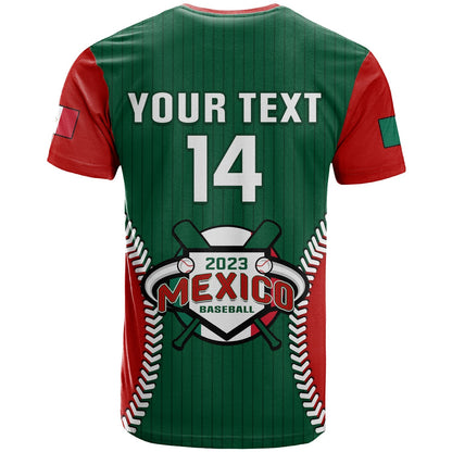 Custom Mexico T-Shirt Baseball Sporty Style Graphic Tee