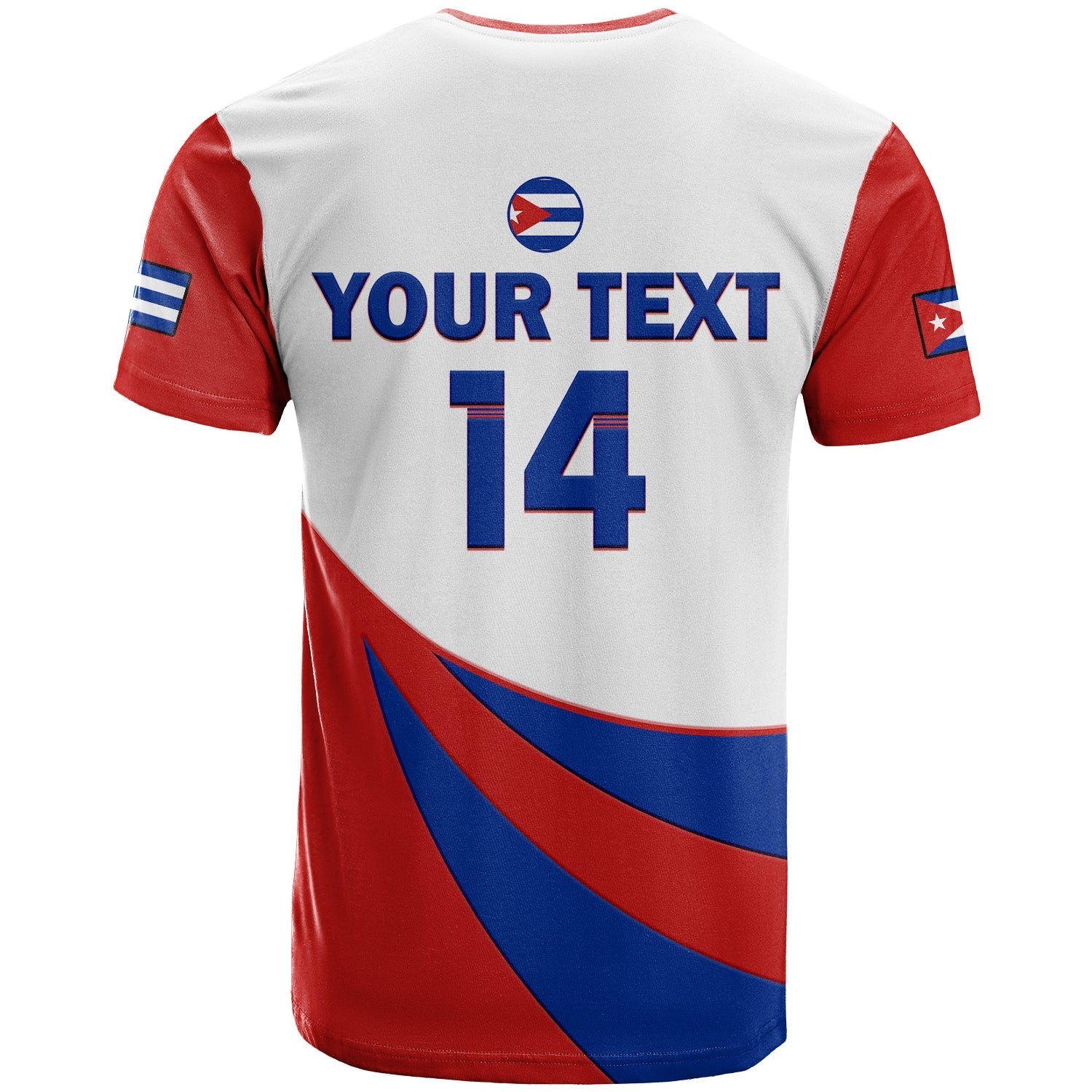 Custom Cuba T-Shirt Baseball Graphic Tee