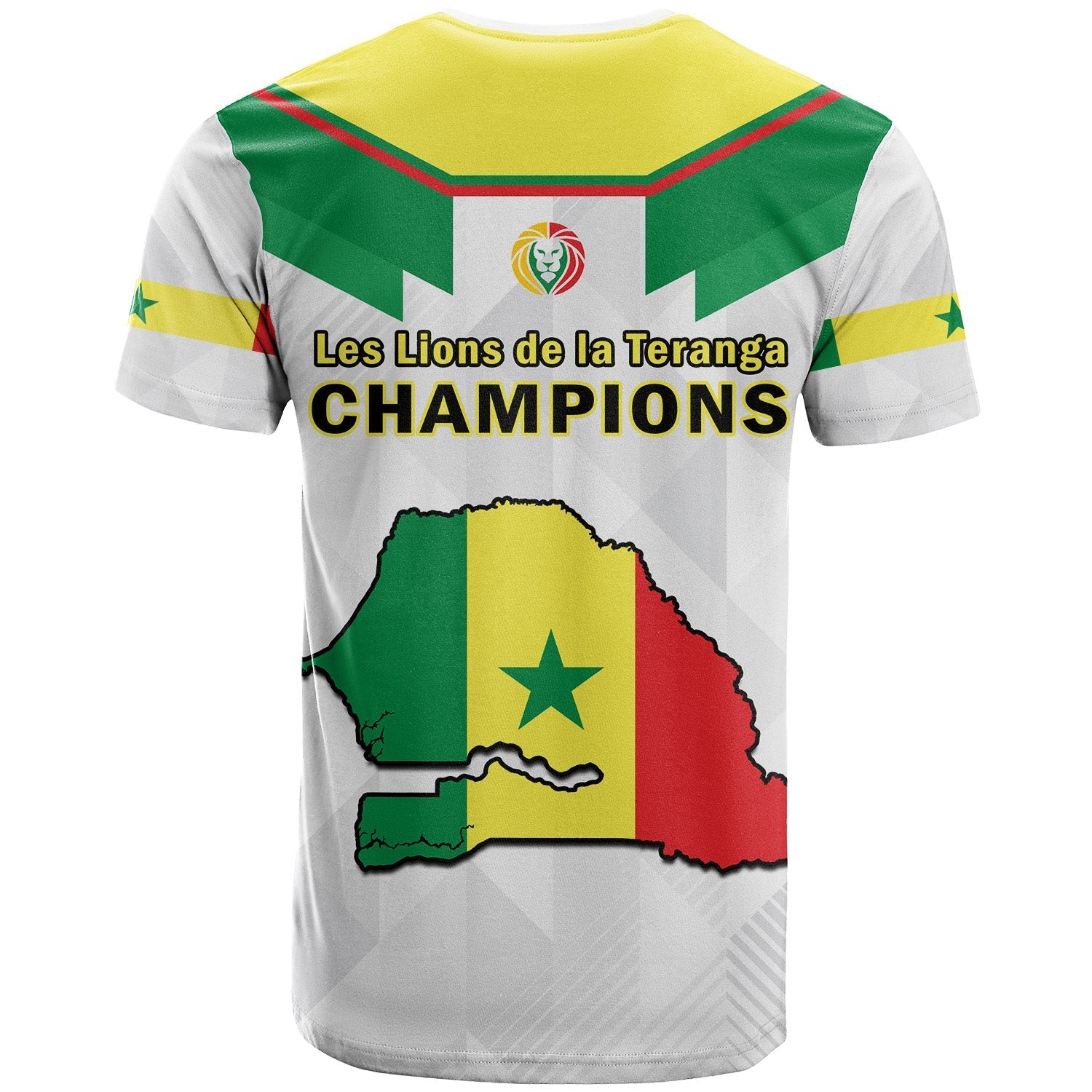 Senegal Football T-Shirt Champions WC 2022 Graphic Tee