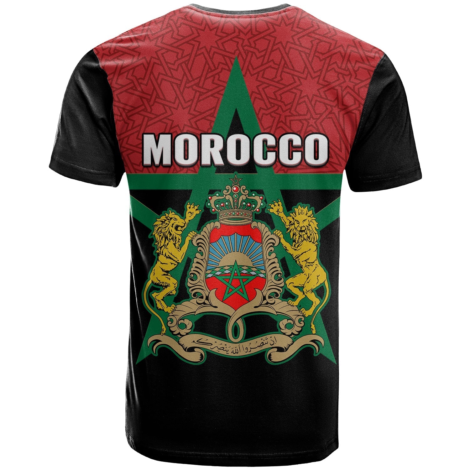 Morocco Western Sahara T-Shirt Map Black Moroccan Is Always In My Heart Graphic Tee