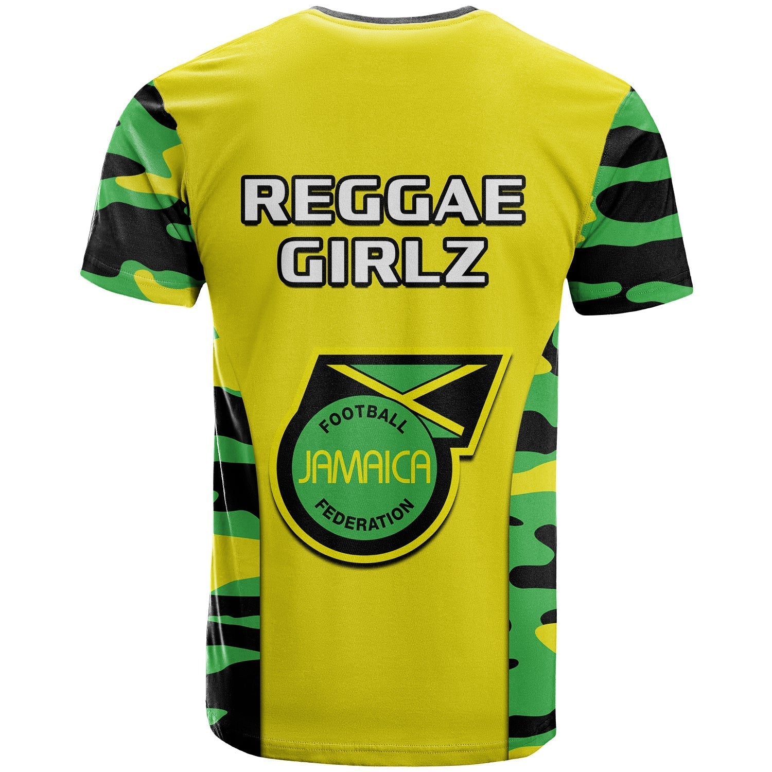 Jamaica Football T-Shirt Reggae Girlz Cup Of Nations Ver.02 Graphic Tee