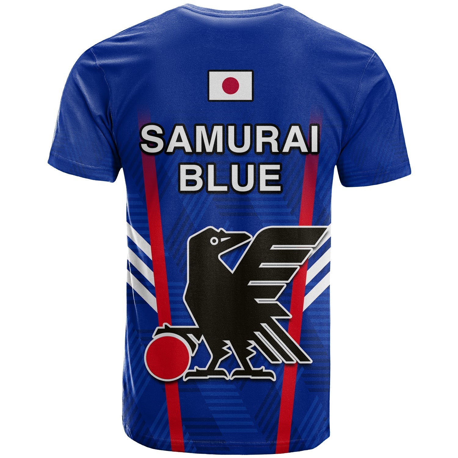 Japan Football T-Shirt Samurai Blue World Cup 2022 Graphic Tee