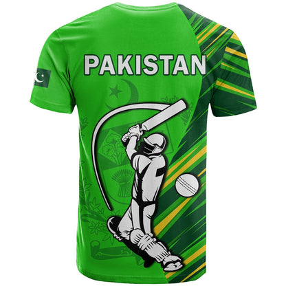Pakistan Cricket T-Shirt Go Shaheens Simple Style Graphic Tee