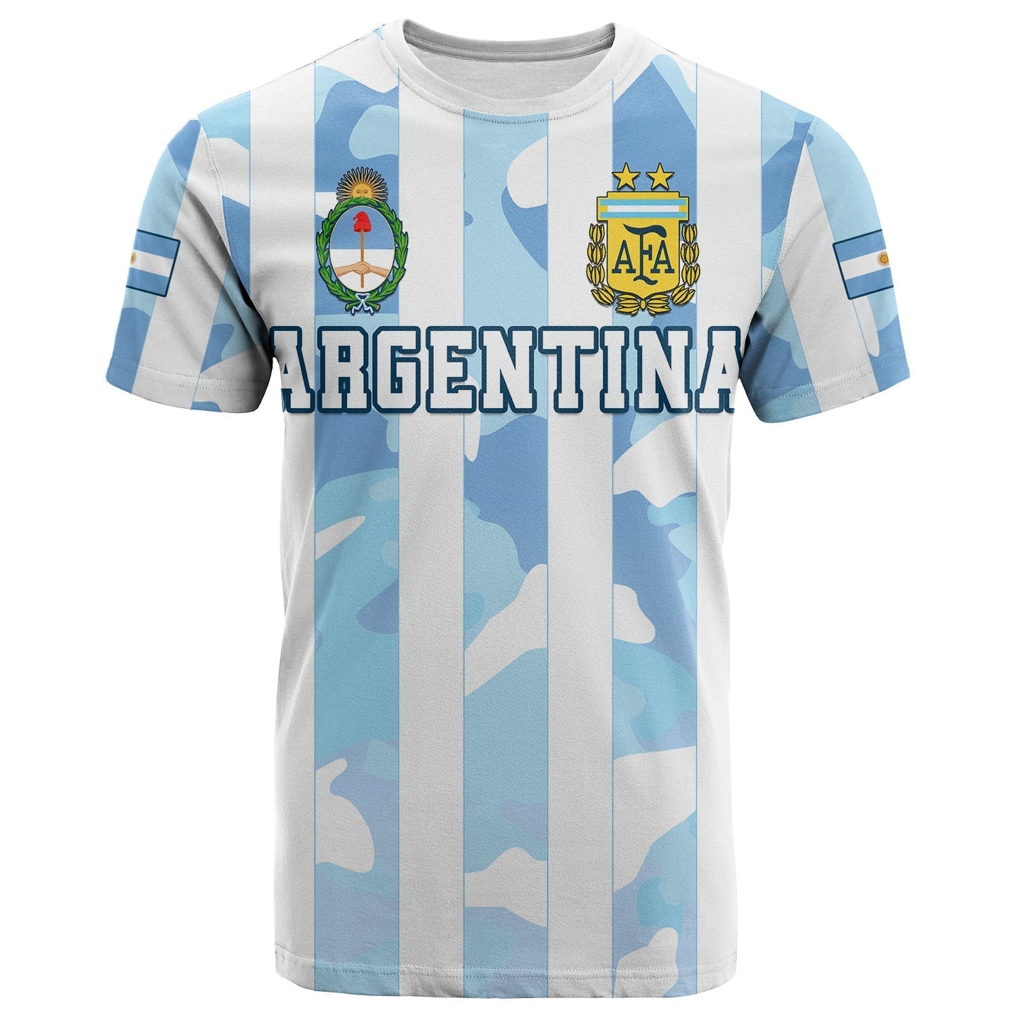 Argentina Football T-Shirt AFA Champions 2022 Sporty Style Graphic Tee