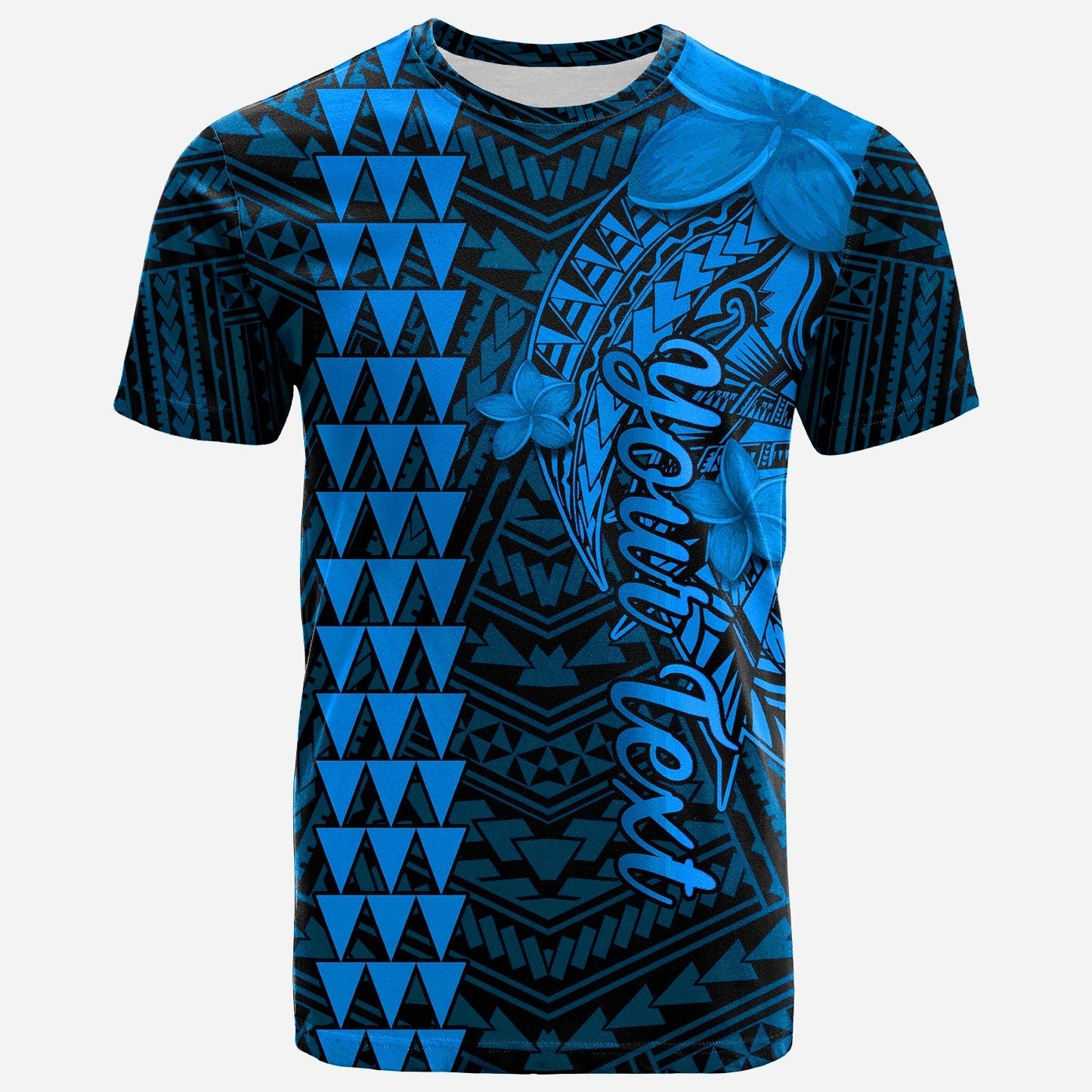Custom Hawaii T-Shirt Kakau Kanaka Maoli Combine Polynesian Shark Ver.03 Graphic Tee