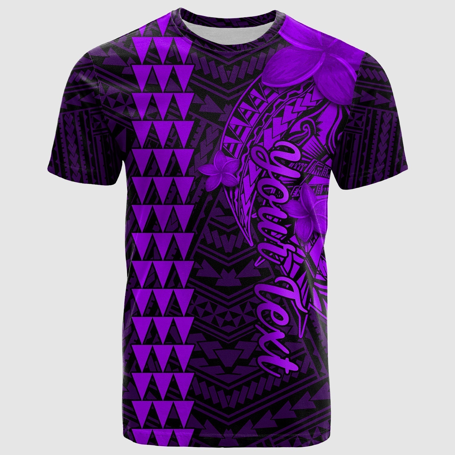 Custom Hawaii T-Shirt Kakau Kanaka Maoli Combine Polynesian Shark Ver.05 Graphic Tee