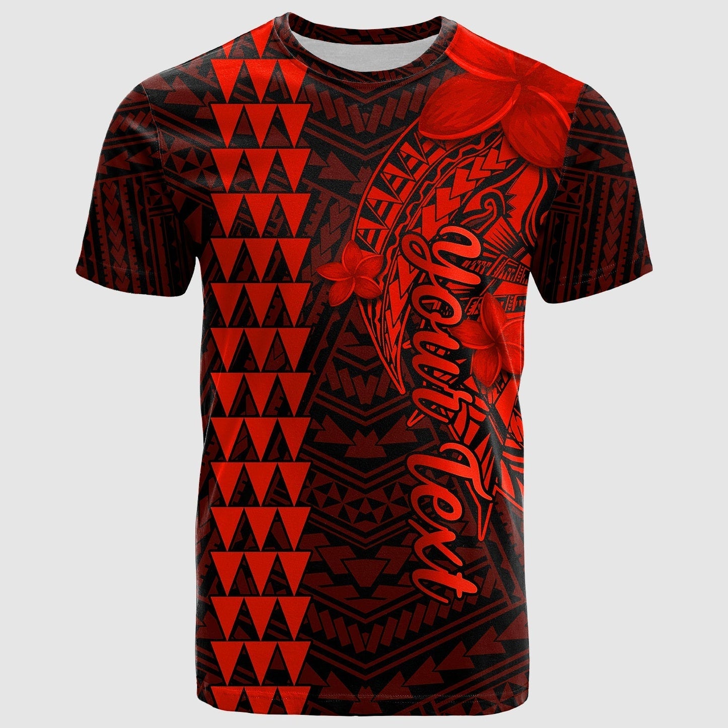 Custom Hawaii T-Shirt Kakau Kanaka Maoli Combine Polynesian Shark Ver.06 Graphic Tee