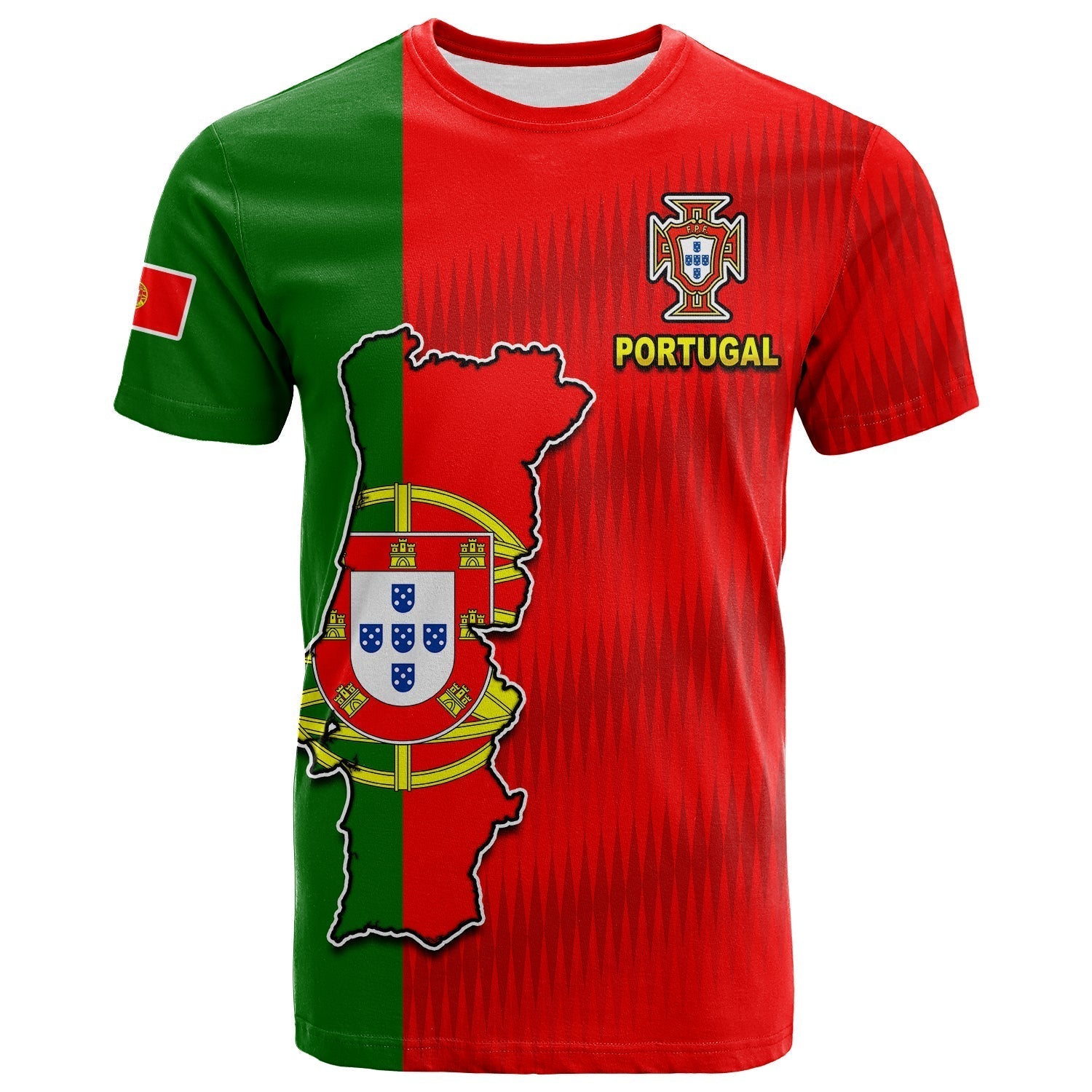 Portugal Football 2022 T-Shirt Style Flag Portuguese Champions Graphic Tee