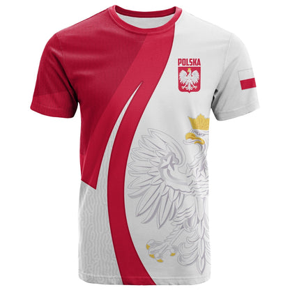 Custom Poland Football T-Shirt Come On Biao Czerwoni Soccer Polski Champions World Cup Graphic Tee