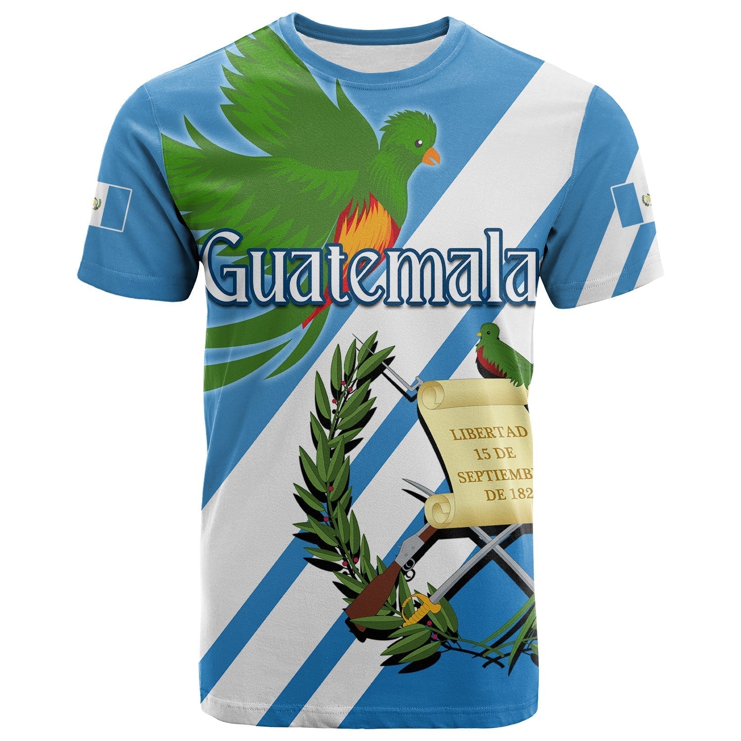 Guatemala T-Shirt Resplendent Quetzal Gorgeous Graphic Tee