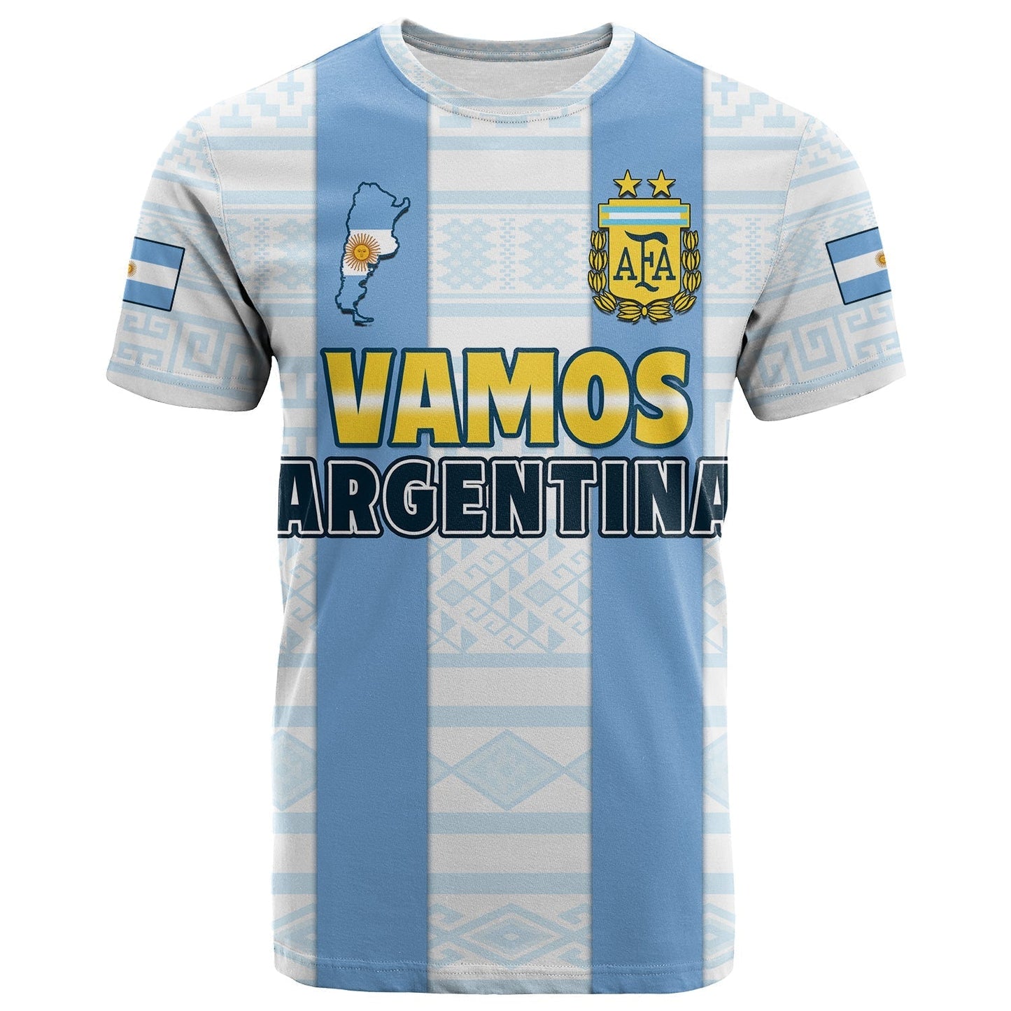 Argentina T-Shirt Football 2022 Vamos La Albiceleste Graphic Tee