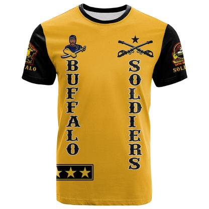 Buffalo Soldiers T-Shirt Motorcycle BSMC Club Graphic Tee