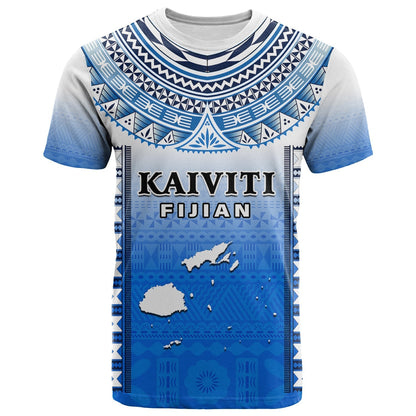 Fiji T-Shirt Kaiviti Fijian Special Tapa Pattern Graphic Tee