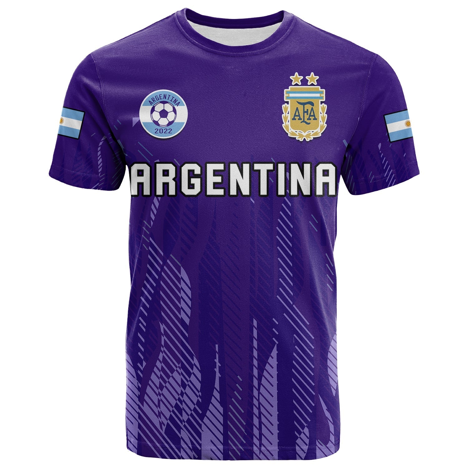 Argentina Football T-Shirt Vamos La Albiceleste 2022 Newest Style Graphic Tee