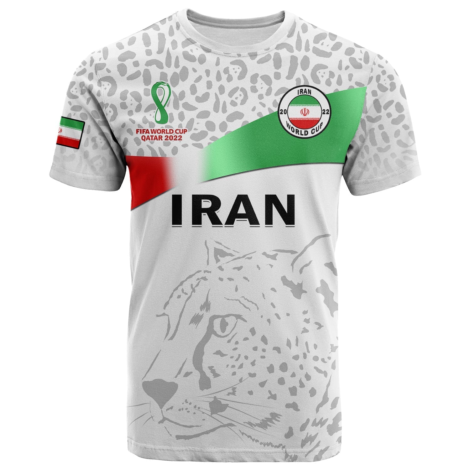 Iran Football T-Shirt Team Melli World Cup 2022 Graphic Tee