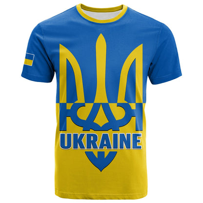 Ukraine T-Shirt Stand With Ukrainian Simple Style Graphic Tee