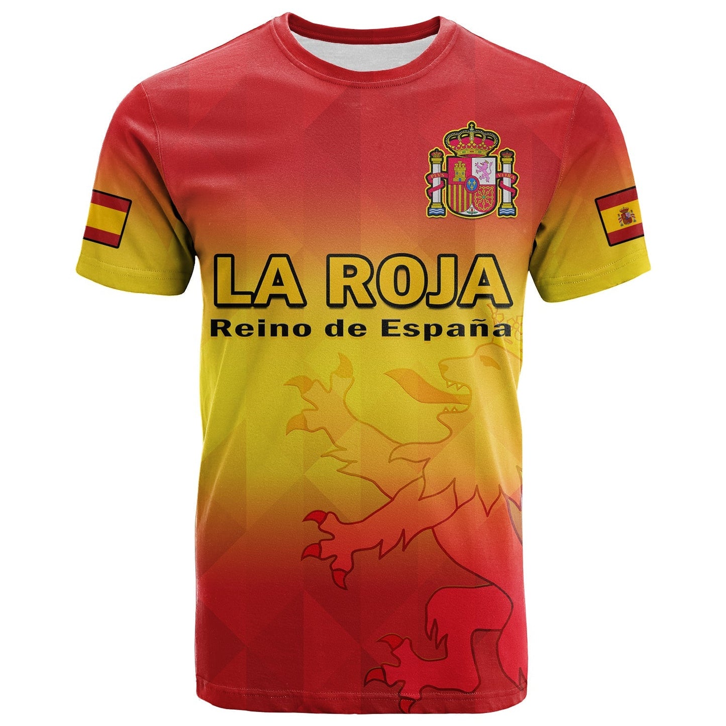 Custom Spain Football T-Shirt La Roja World Cup 2022 Graphic Tee