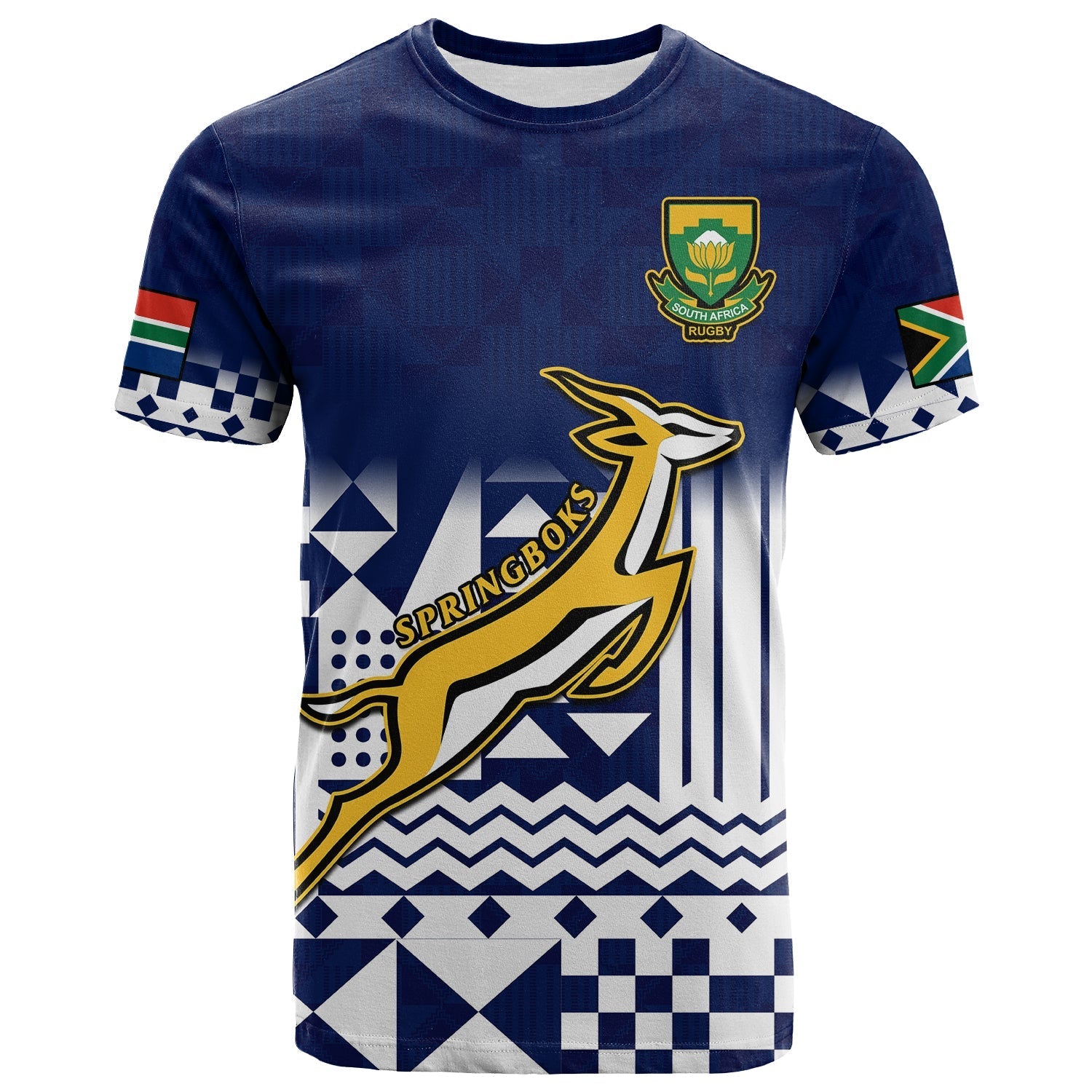 South Africa Rugby T-Shirt Outgoing Tour Go Springboks Graphic Tee