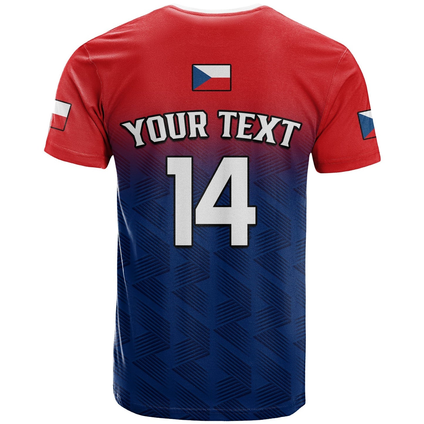 Custom Czech Republic T-Shirt Baseball Graphic Tee