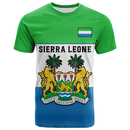 Sierra Leone T-Shirt Happy Independence Day Graphic Tee