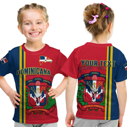 Custom Dominican Republic T-Shirt Happy 179 Years Of Independence Graphic Tee
