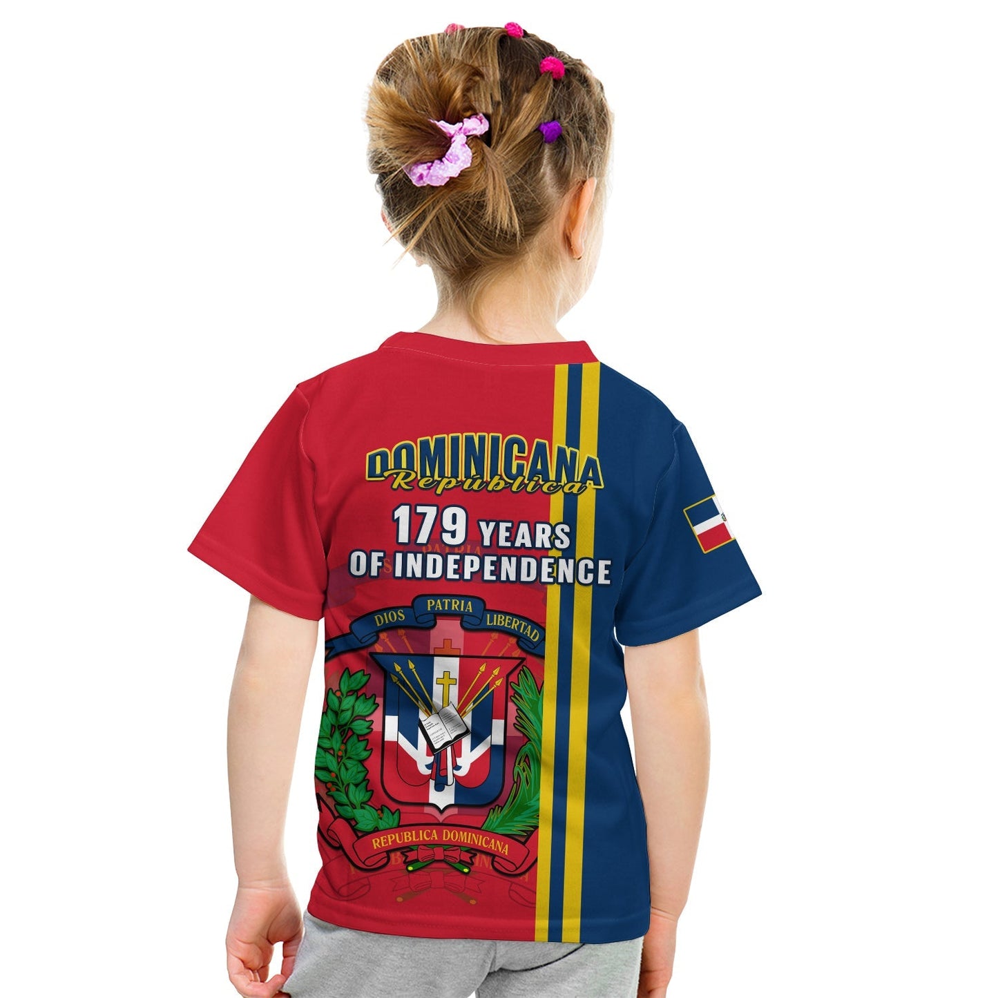 Dominican Republic T-Shirt Happy 179 Years Of Independence Graphic Tee