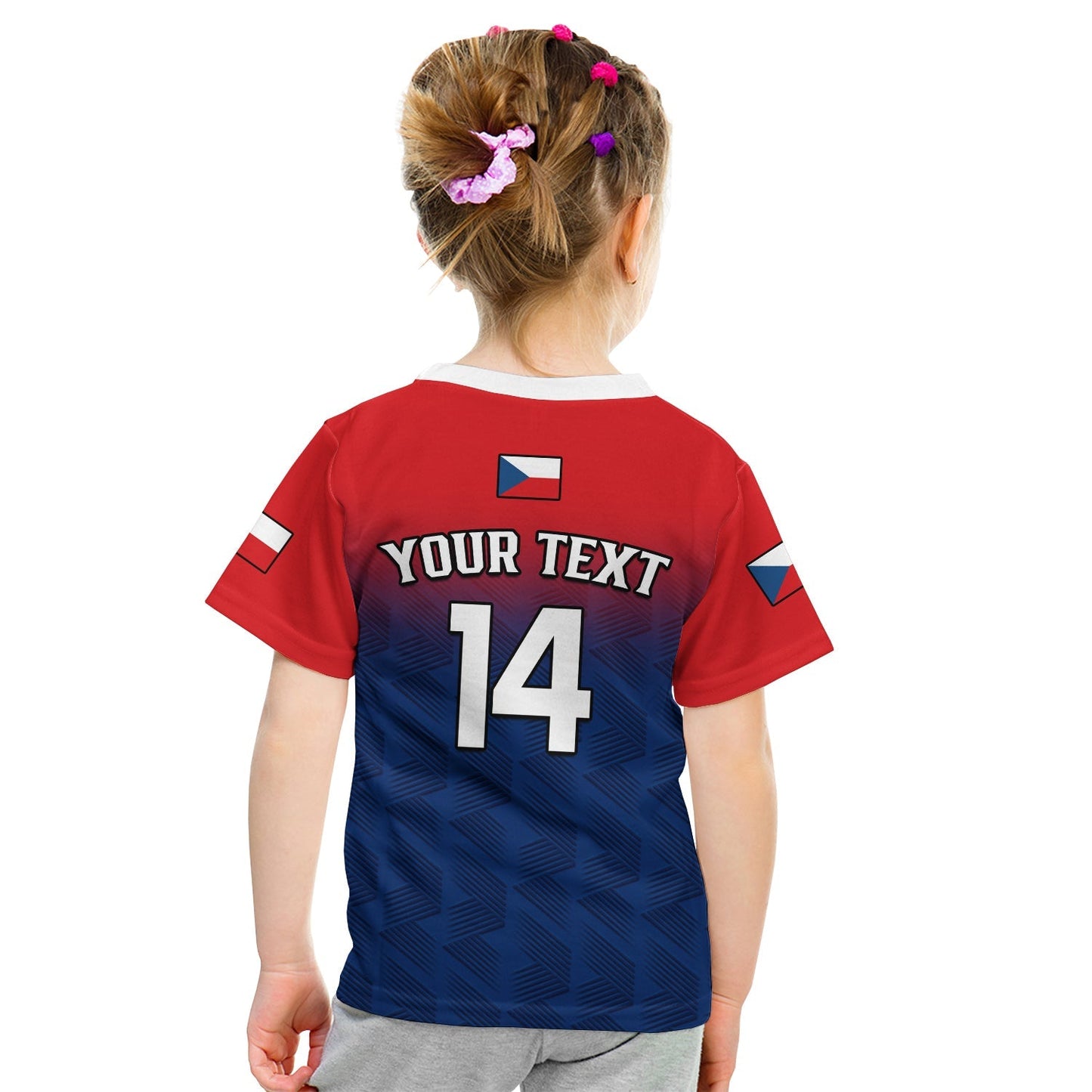 Custom Czech Republic T-Shirt Baseball Graphic Tee