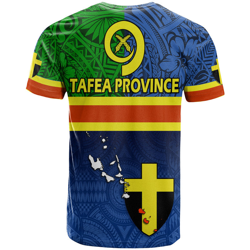 Vanuatu Tafea Province Day T-Shirt Tafea Flag Color Style Graphic Tee