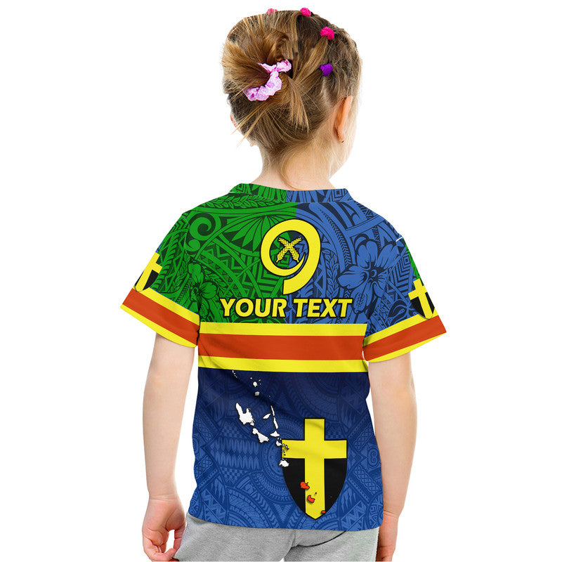 Custom Vanuatu Tafea Province Day T-Shirt Tafea Flag Color Style Graphic Tee