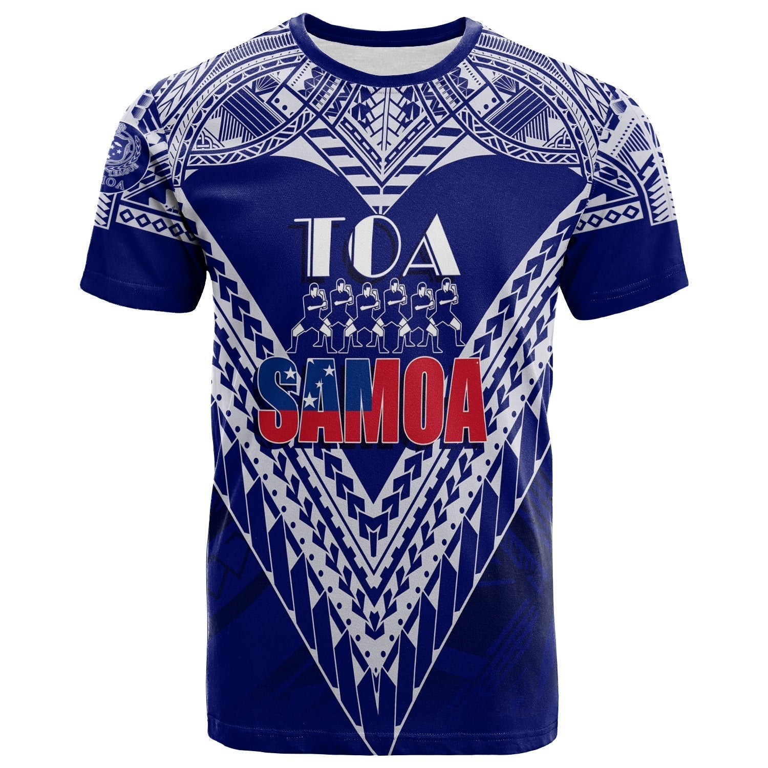 Custom Toa Samoa RLS Warriors Siva Tau T-Shirt Graphic Tee