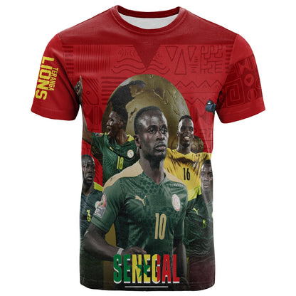 Senegal AFCON 2022 Champions T-Shirt Teranga Lions Graphic Tee