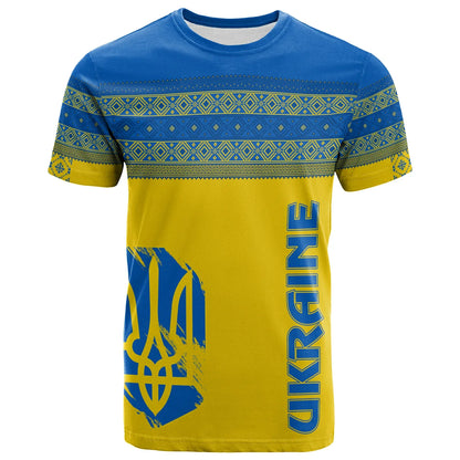 Ukraine Unity Day T-Shirt Folk Style Graphic Tee