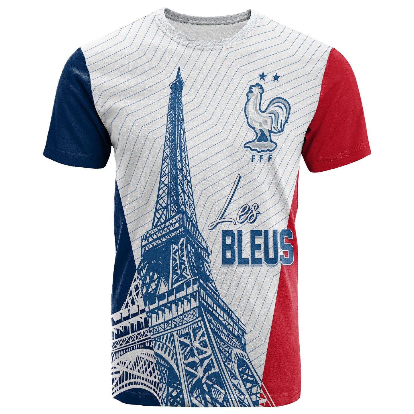 Personalised France FootbT-Shirt World Cup 2022 Champions Graphic Tee