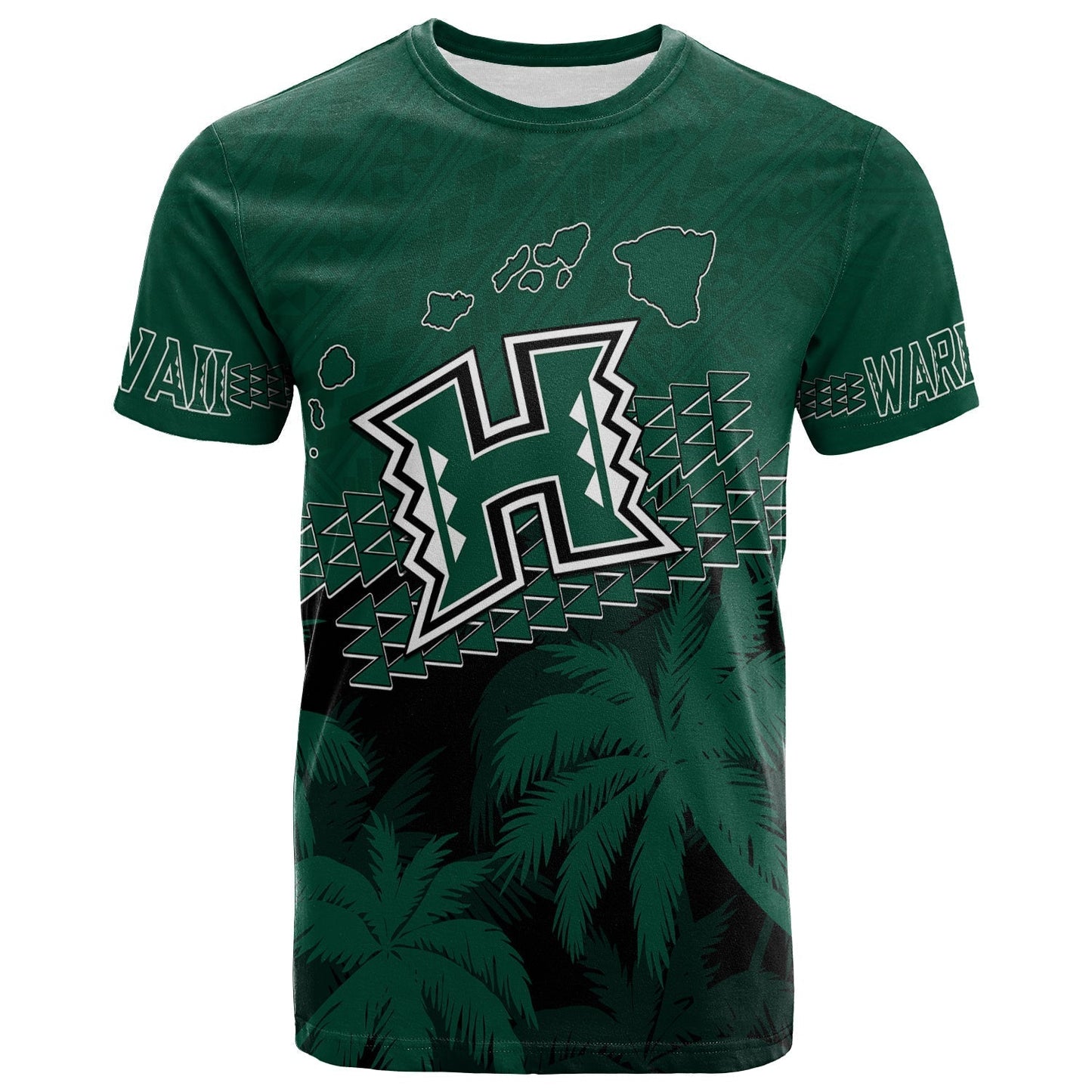 Personalised Hawaii Rainbow Warriors T-Shirt Laau Pama Graphic Tee