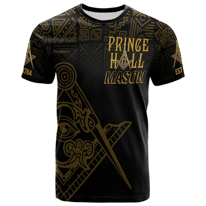Personalised Prince Hall Mason T-Shirt Caste King 2B1 ASK1 Graphic Tee
