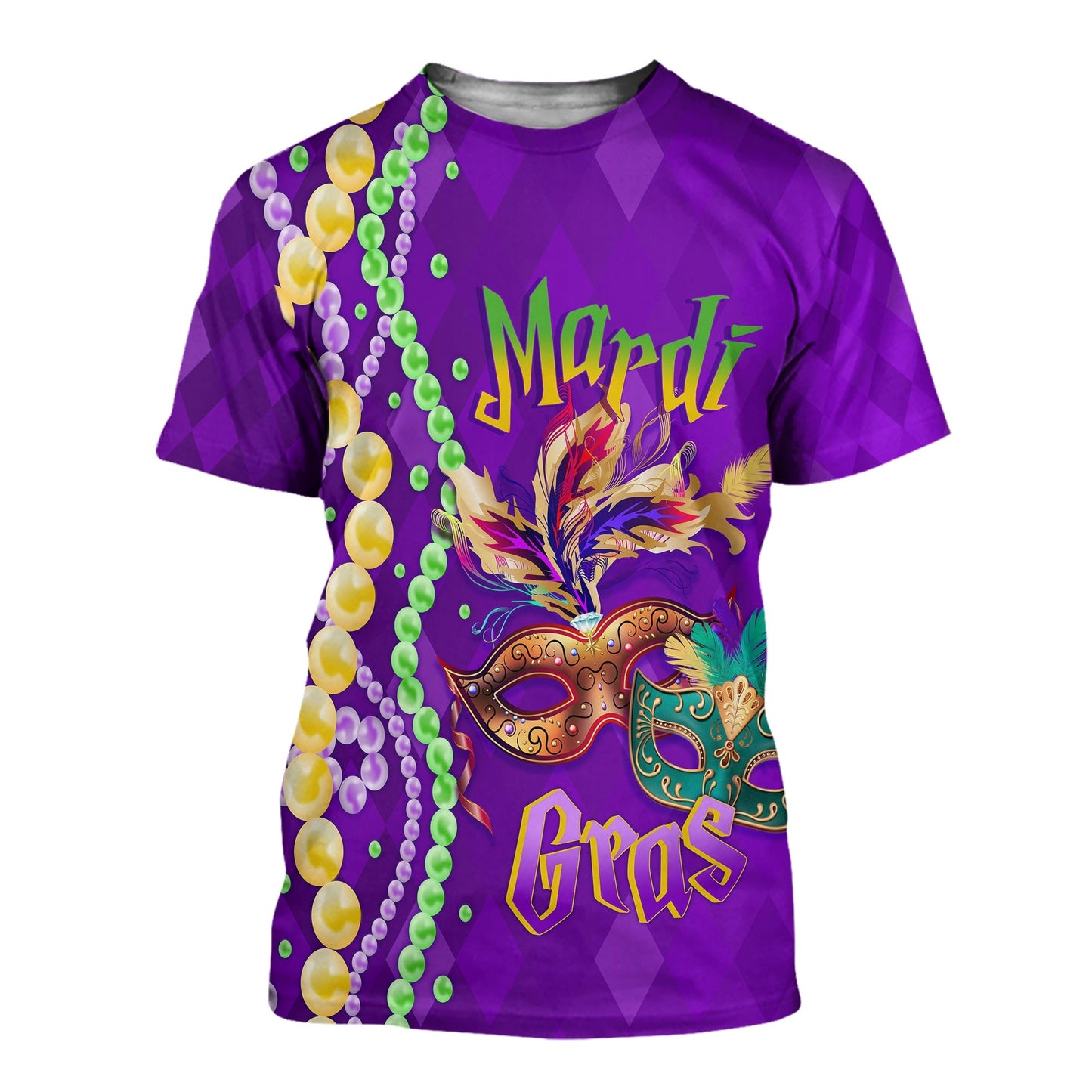 T-Shirt Beads And Bling It's A Mardi Gras Thing Graphic Tee
