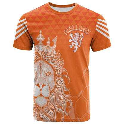 Personalised Netherlands World Cup 2022 T-Shirt Oranje Lions Graphic Tee