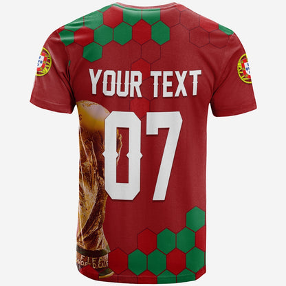 Personalised Portugal World Cup 2022 T-Shirt Portuguesa Selecao Graphic Tee