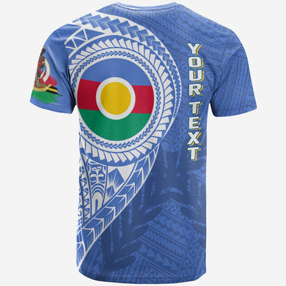 Custom Vanuatu Shefa Province T-Shirt Shefa Emblem Graphic Tee