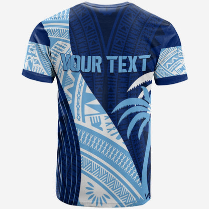Personalised Fiji Rugby Sevens T-Shirt Kaiviti Kesakesa Graphic Tee