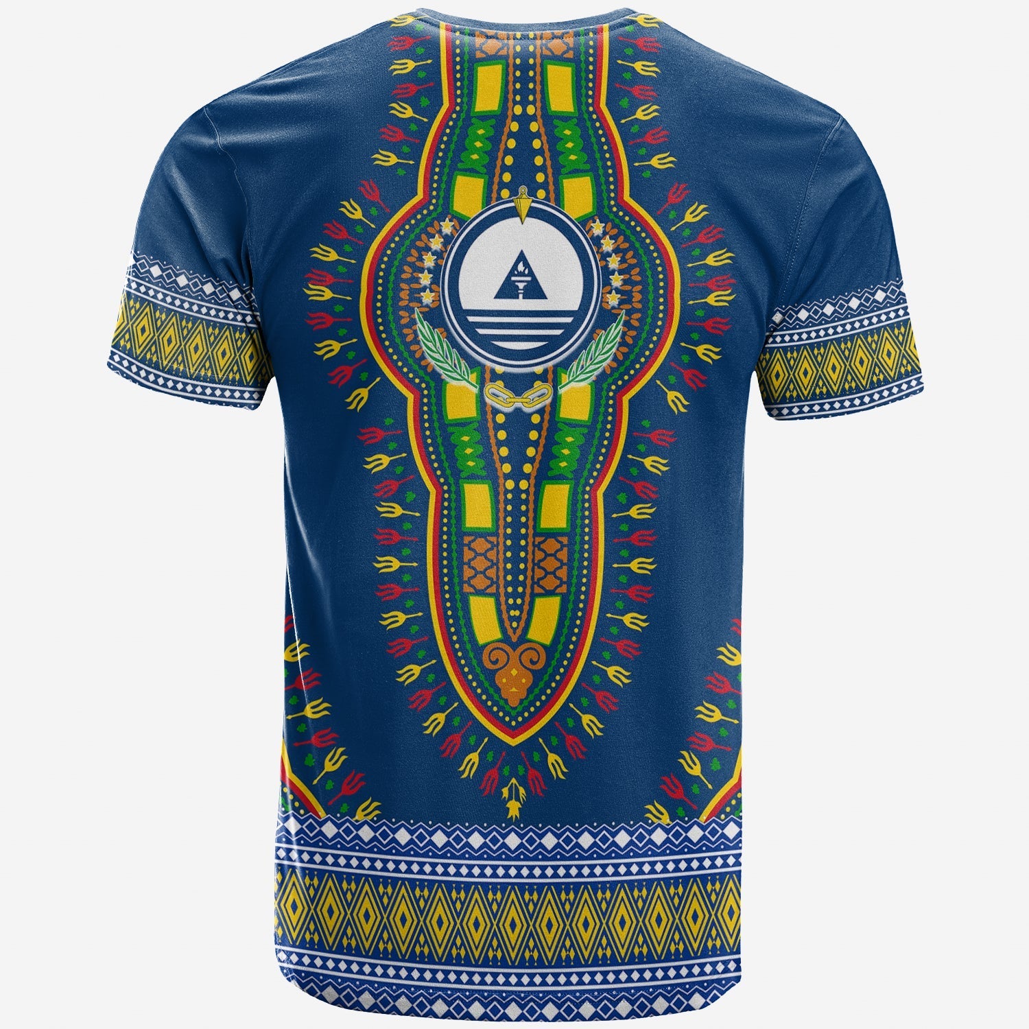 Kabu Verdi Dashiki Design T-Shirt Proud Cape Verdean Graphic Tee