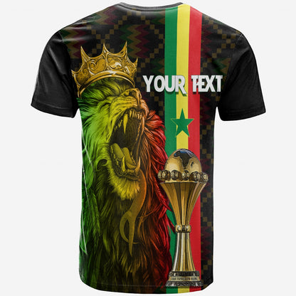 Senegal Football Champion Personalised T-Shirt History Makers Graphic Tee