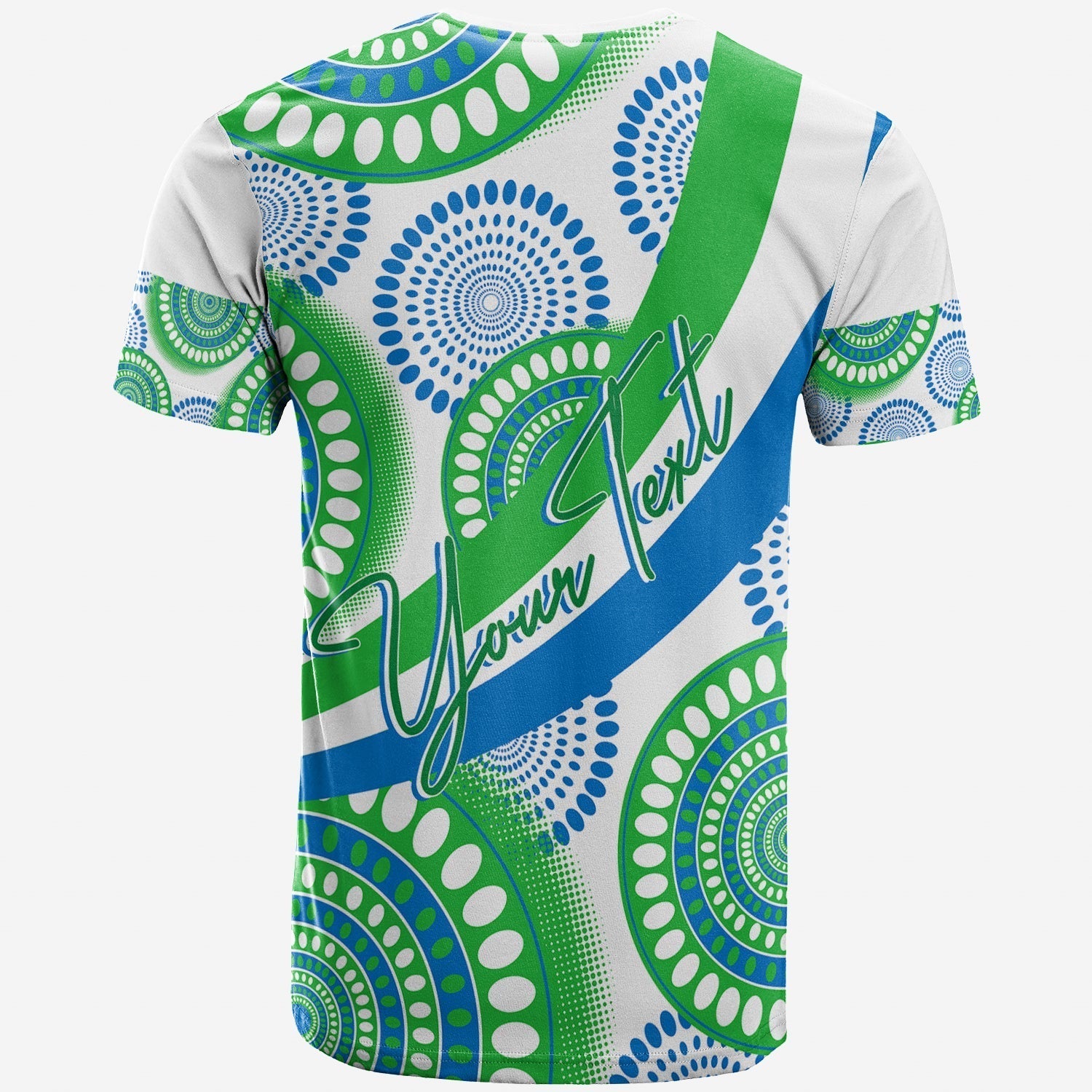 Sierra Leone Personalised T-Shirt Ankara Style Graphic Tee