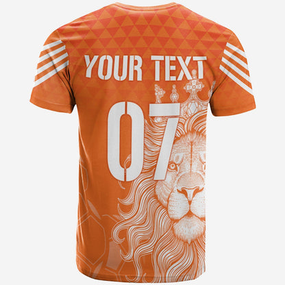 Personalised Netherlands World Cup 2022 T-Shirt Oranje Lions Graphic Tee